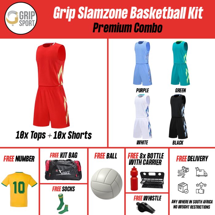 Grip Slamzone | Basketball Kit | Premium Combo