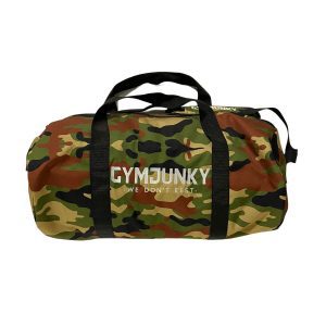 Gym Junky Camouflage Duffle Bag