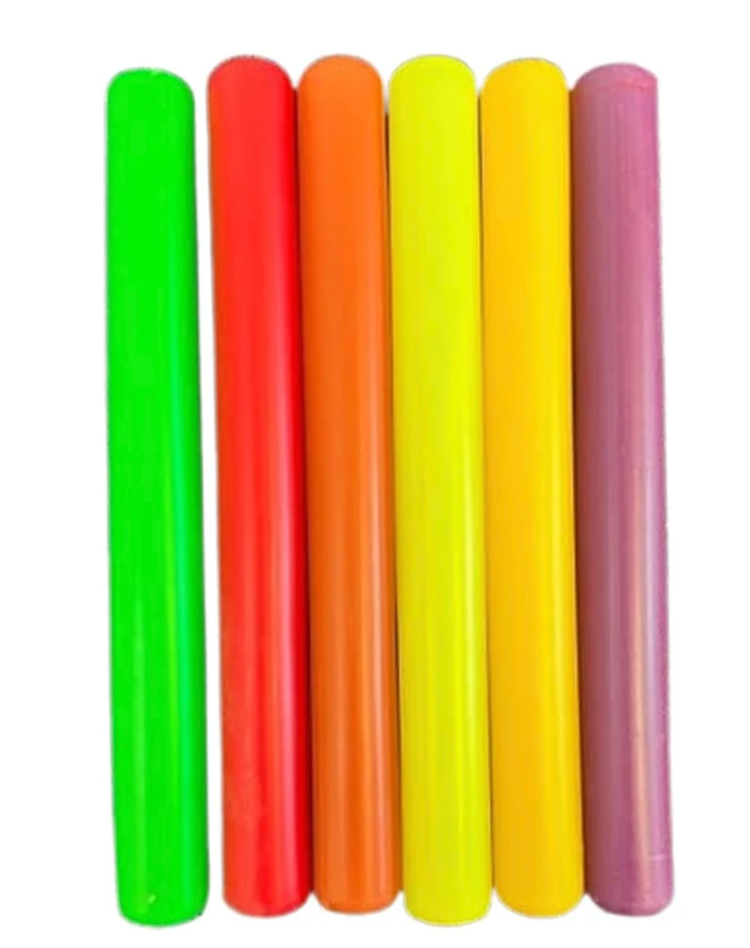 GRIP Relay Batons Plastic - Junior Set Of 6