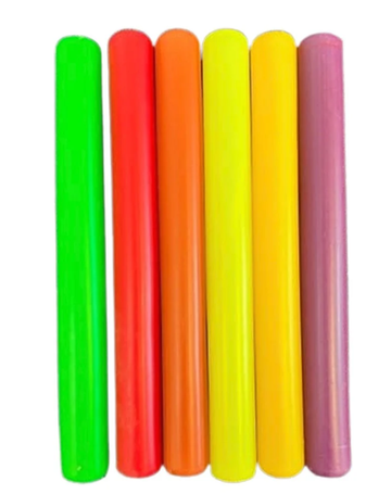 GRIP Relay Batons Plastic - Junior Set Of 6