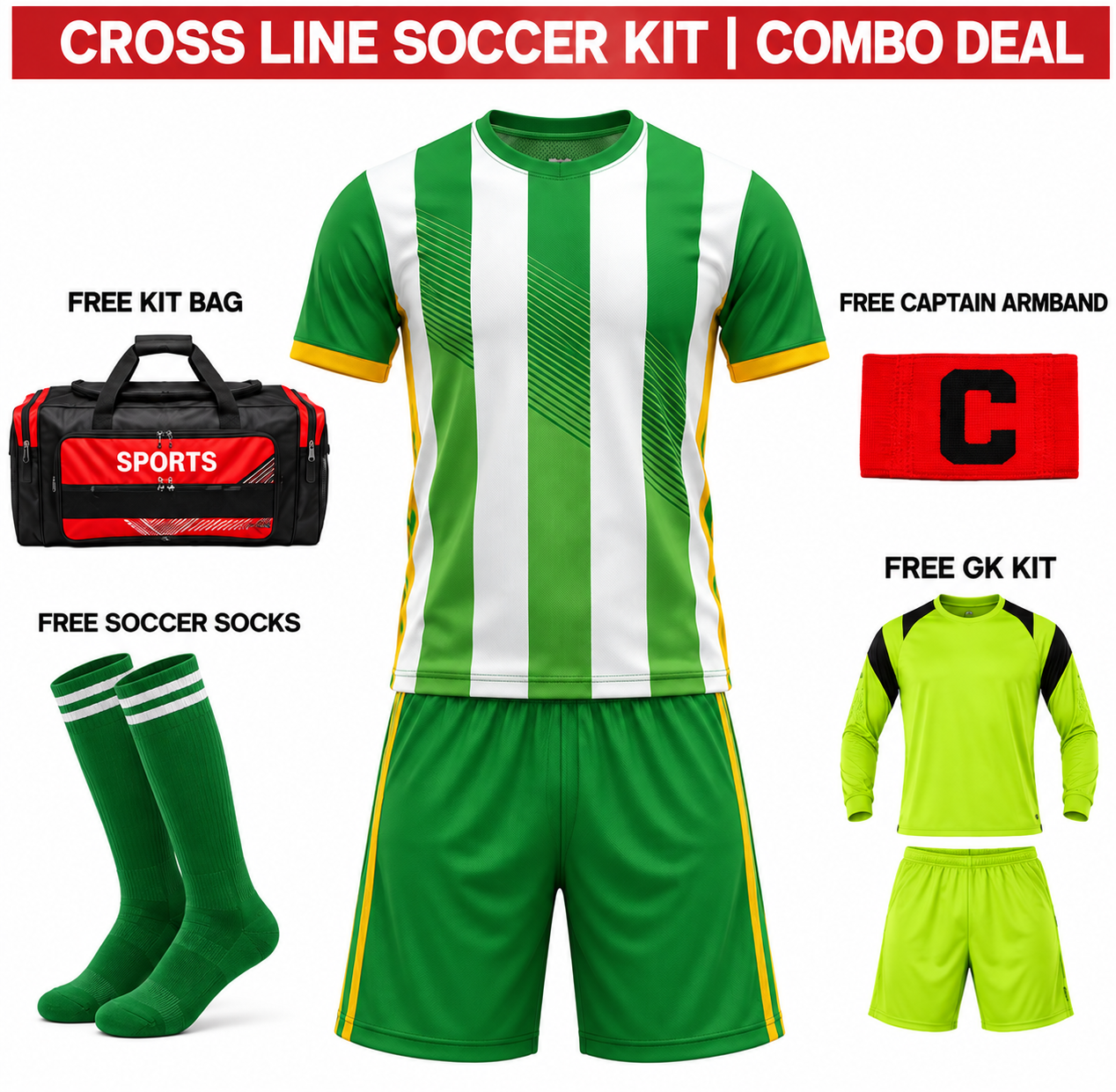 Cross Line Soccer Kit | Basic Combo