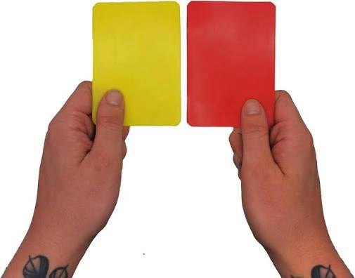 Grip Referee Warning Card Set