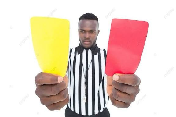 Grip Referee Warning Card Set