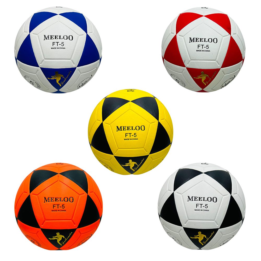 Grip Meeloo Hard Ground Soccer Ball with premium TPU leather cover and exceptional grip for training and match play.