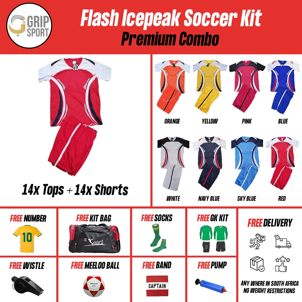 GRIP ICYPEAK Premium Team Combo with Full Football Gea