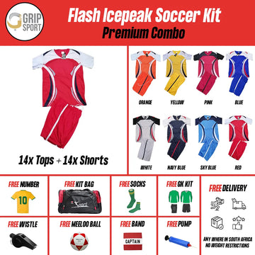 GRIP ICYPEAK Premium Team Combo with Full Football Gea