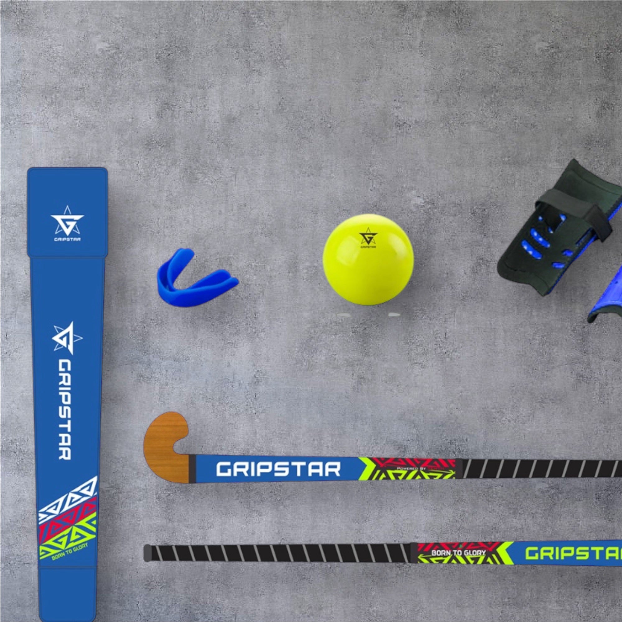 Grip Star Wooden Hockey Combo Set