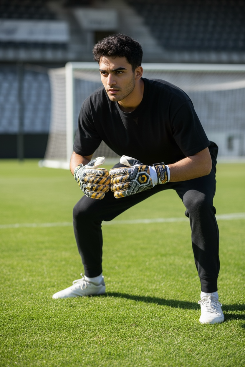 GRIP SPORT Soccer Goal Keeper Gloves - Pro Champ         Black/Orange &amp; Black/Green