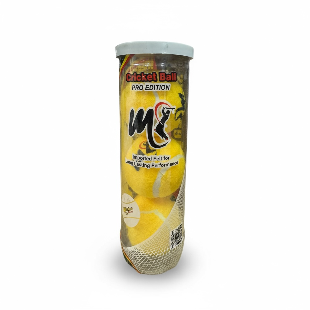 Tenth Sports Premium Heavy Tennis Balls (3-Ball Pack) | Ideal for Tape Ball Cricket