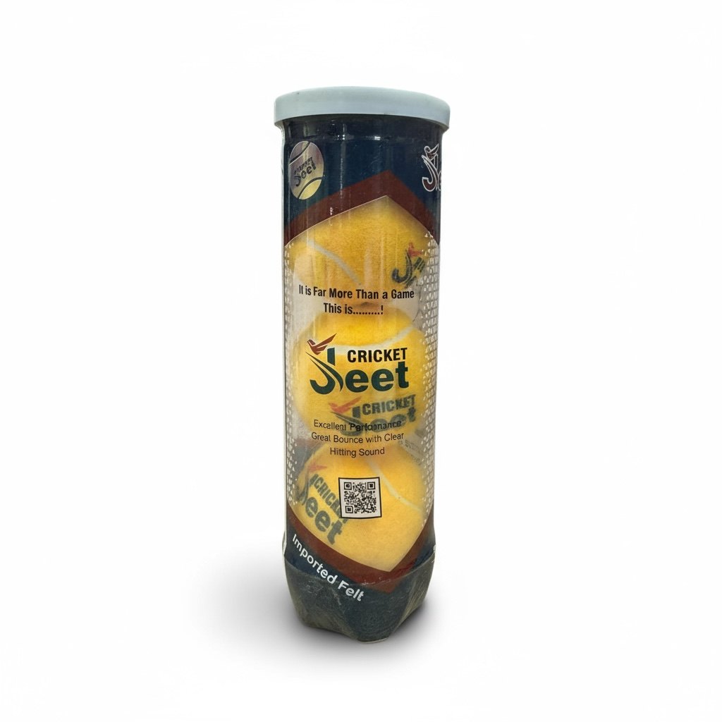 Tenth Sports Premium Heavy Tennis Balls (3-Ball Pack) | Ideal for Tape Ball Cricket
