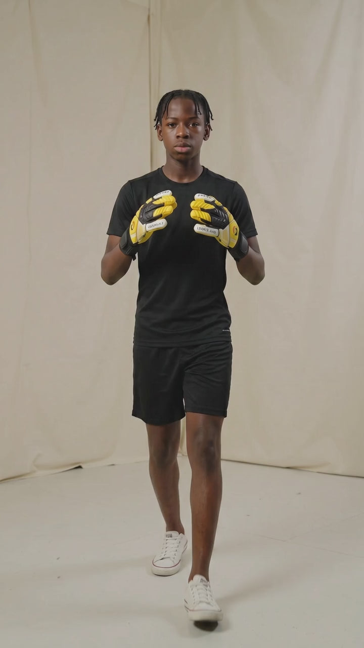 GRIP Impact Pro Yellow Goalkeeper Gloves